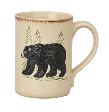 Rustic Retreat Bear Mugs - Set of 4 Park Designs - The Fox Decor